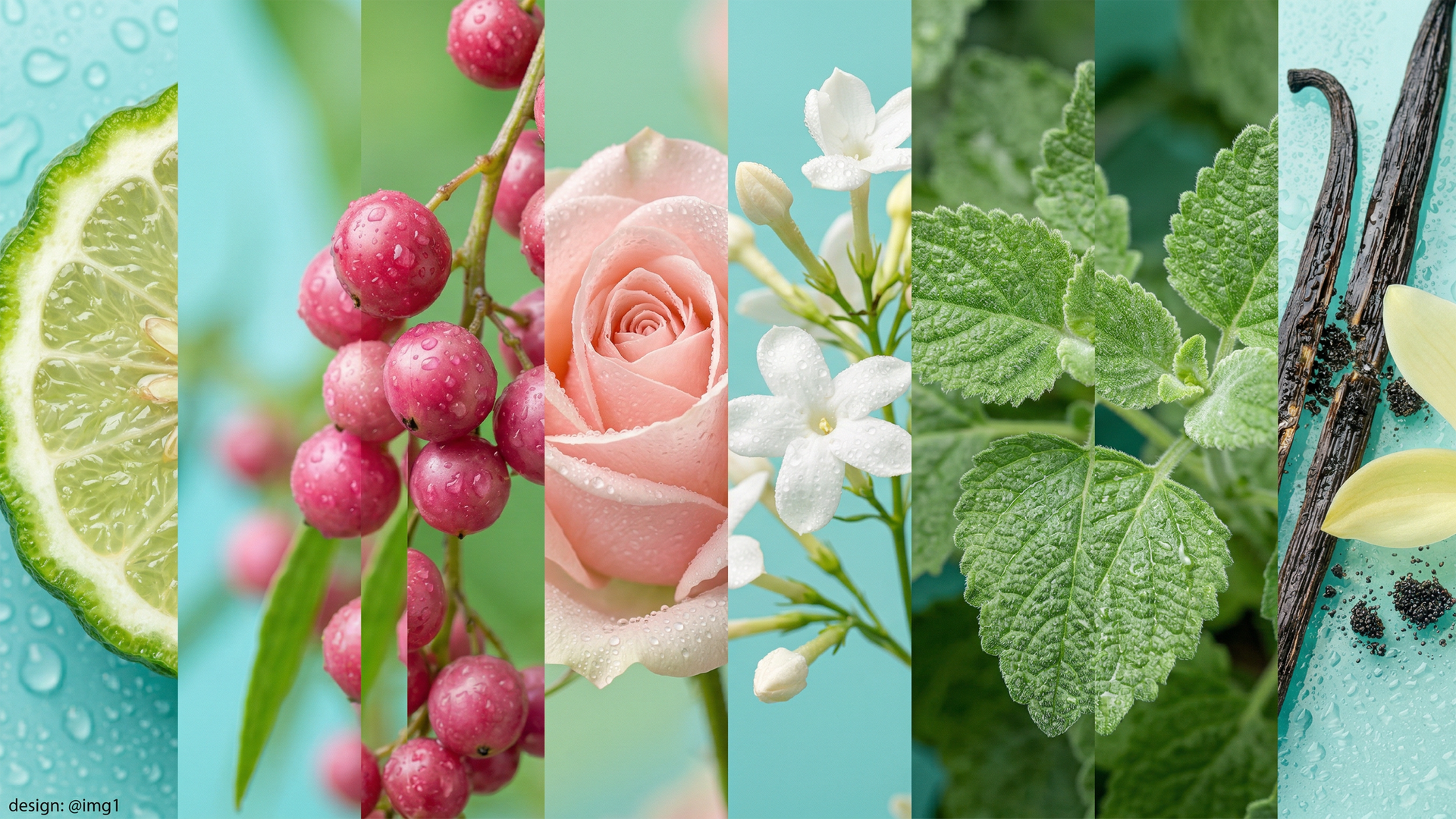 Elegant rose and jasmine balanced with rich patchouli and vanilla